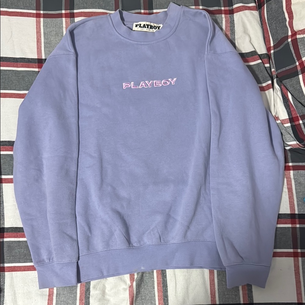 PacSun Playboy Men's Purple Sweatshirt
